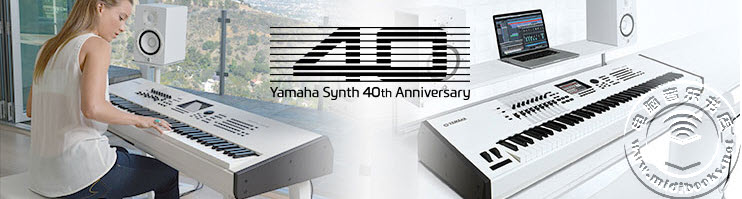 2014年夏季NAMM展会：YAMAHA（雅马哈）发布Motif XF音乐合成器白色纪念版【视频】