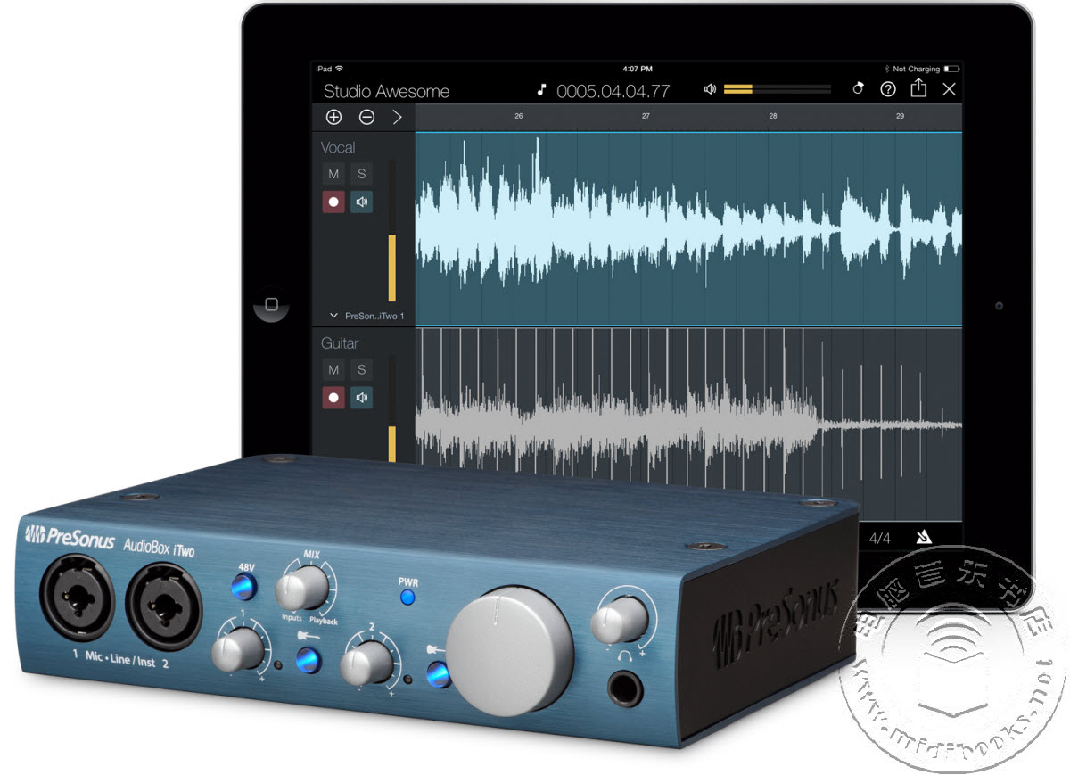 2014年夏季NAMM展会：PreSonus发布两款新的音频接口AudioBox iOne和AudioBox iTwo【视频】