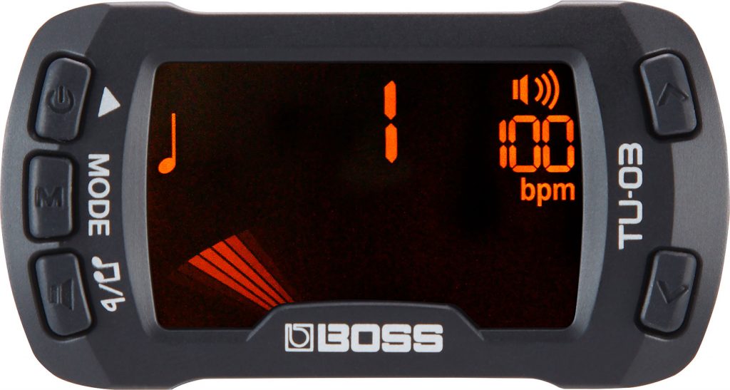 BOSS 发布 TU-03 夹式调谐器和节拍器