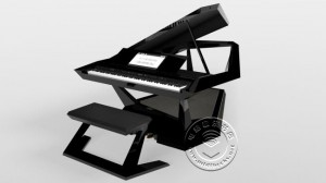 NAMM 2020展会：Roland（罗兰）发布超炫的未来概念三角电钢琴 GPX-F1 Facet（视频）