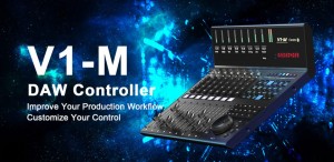 iCON 推出全新 V1-M 与 V1-X DAW 控制器，最多可扩展至 64 条通道（视频）