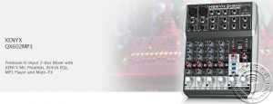 [NAMM2015]Behringer（百灵达）发布 Xenyx QX602MP3 小型调音台（视频）