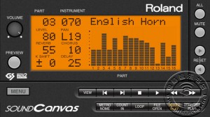 Roland发布用于iOS系统的SOUND Canvas软波表