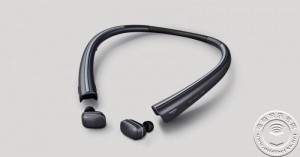 LG 推出TONE FREE颈带式耳机，具有可拆卸耳塞