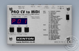 Kenton推出Pro CV to MIDI转换器