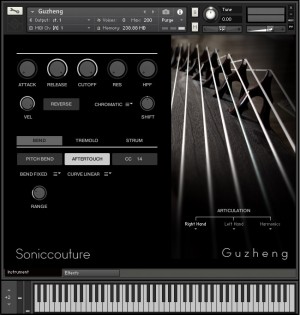 Soniccouture 发布古筝（Guzheng）v2版，支持Kontakt Player和NKS