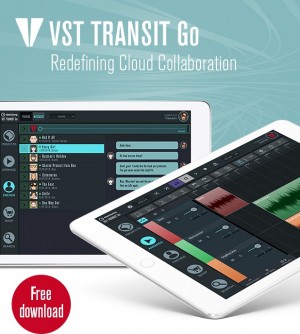 iPad上的免费VST Transit Go音频协作移动应用