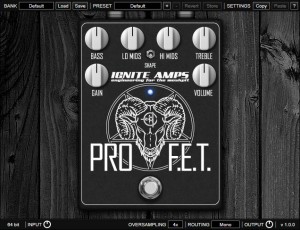 ProF.E.T. — 免费的吉他高增益失真放大器仿真软件下载