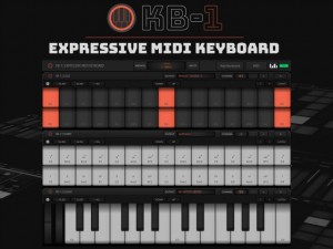 Numerical Audio 发布可用于iOS系统的虚拟MPE MIDI键盘 KB-1