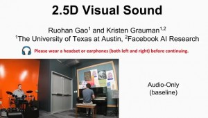 借助机器学习技术研究人员将单声道音频转为2.5D格式