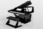 NAMM 2020展会：Roland（罗兰）发布超炫的未来概念三角电钢琴 GPX-F1 Facet（视频）