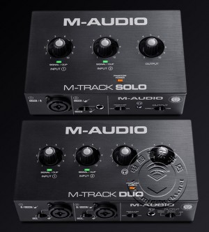M-Audio发布M-Track Solo和M-Track Duo紧凑型专业音频接口（视频）