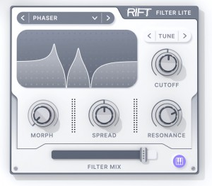 Minimal Audio的变形滤波器插件Rift Filter Lite免费下载（视频）