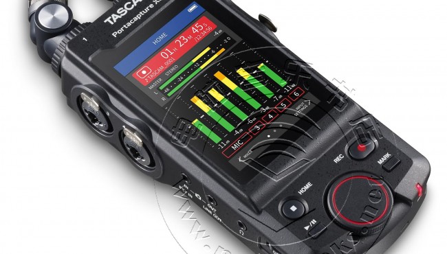 TASCAM 推出带有高清触摸屏的便携式录音机 Portacapture X8（视频）