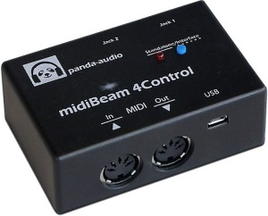 pandaMidi发布midiBeam 4Contral MIDI接口