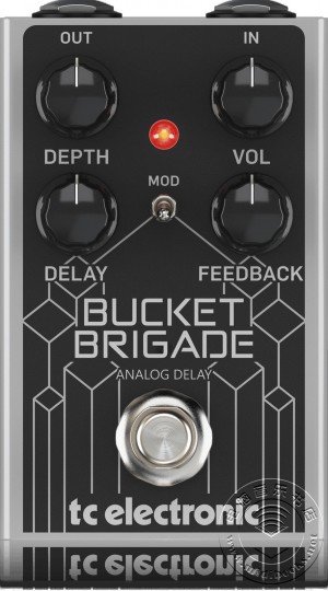 TC Electronic 推出新的电子模拟延迟踏板 BUCKET BRIGADE（视频）