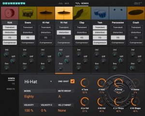 AIR Music Technology发布结合FM、模拟和物理建模技术的DrumSynth虚拟打击乐合成器（视频）