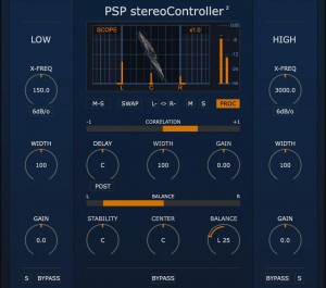 PSP Audioware 发布 PSP stereoController2 插件，可以对不正确的立体声录音图像进行调整
