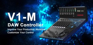 iCON 推出全新 V1-M 与 V1-X DAW 控制器，最多可扩展至 64 条通道（视频）