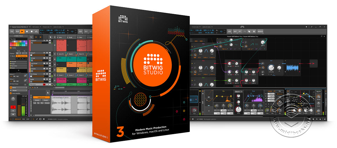 Bitwig发布用于Bitwig Studio的最新音效库 — Space、Time、Color（空间、时间和色彩）