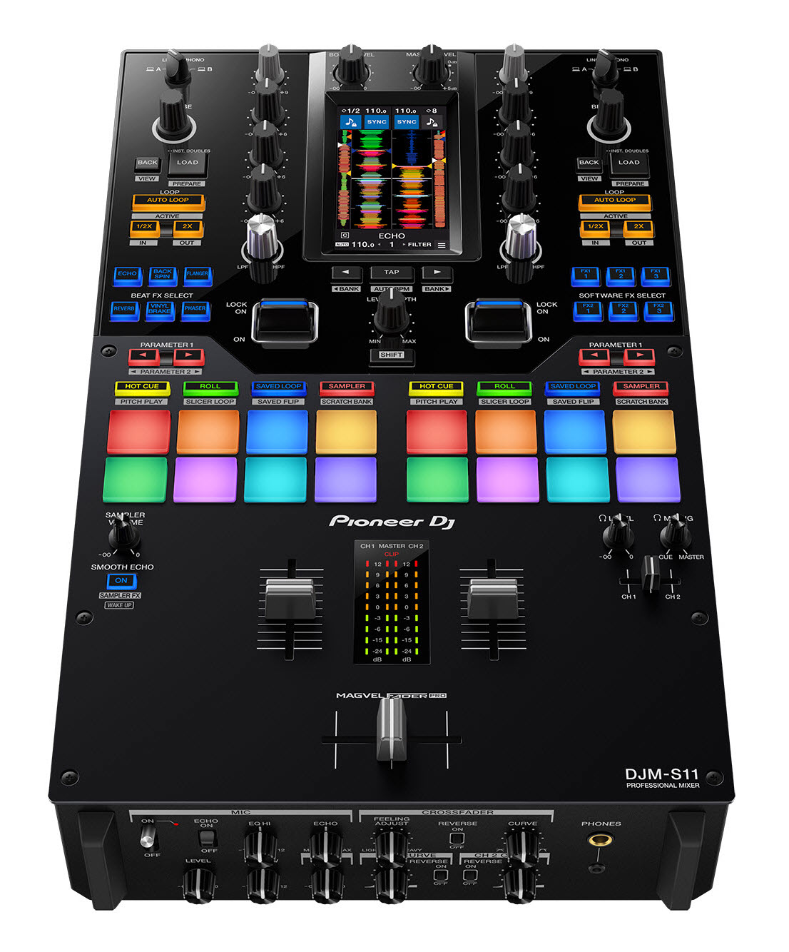 先锋（Pioneer）发布2ch专业搓碟风格DJ混音器DJM-S11