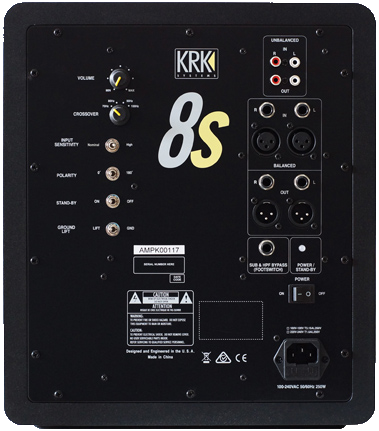 KRK发布新型有源低音炮音箱，带有三种尺寸